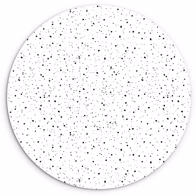 Wandcirkel - Glas - Patroon - Stippen - Zwart — 1