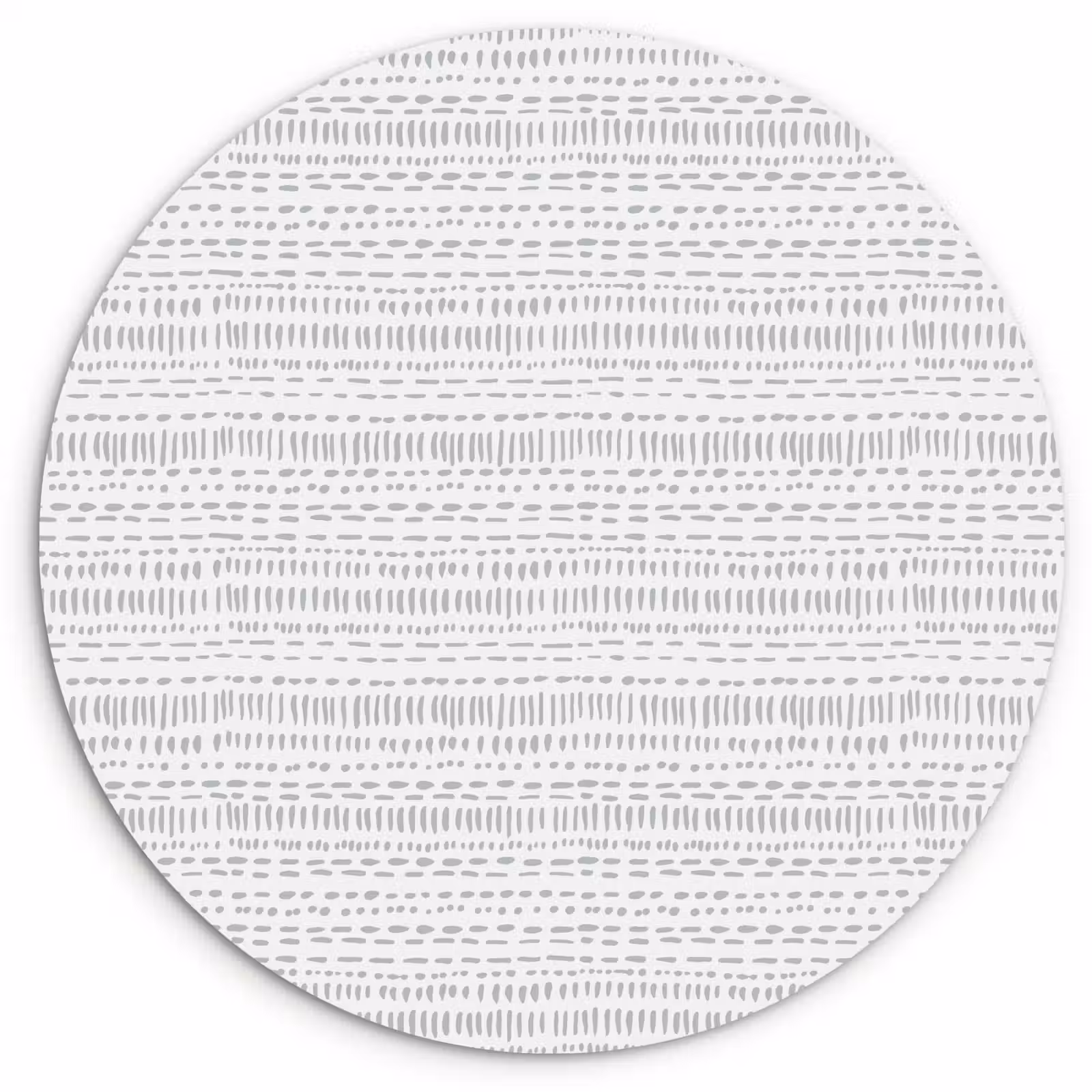 Wandcirkel - Glas - Grijs - Patroon - Stippen — 1