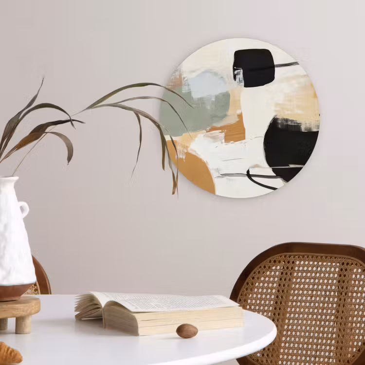 Wandcirkel - Glas - Paint - Abstract - Kleuren — 4