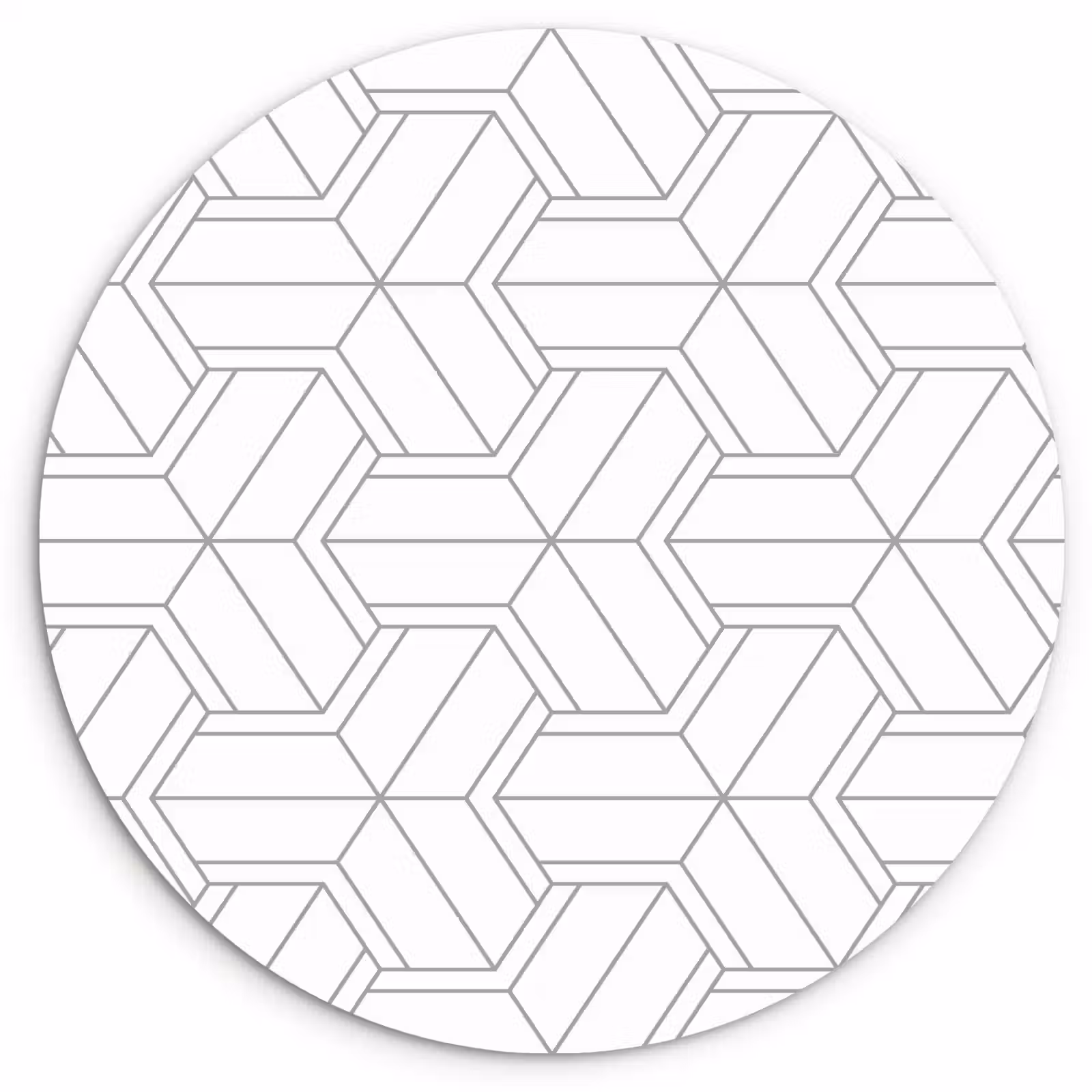 Wandcirkel - Glas - Design - Geometrie - Patroon - Lijn — 1