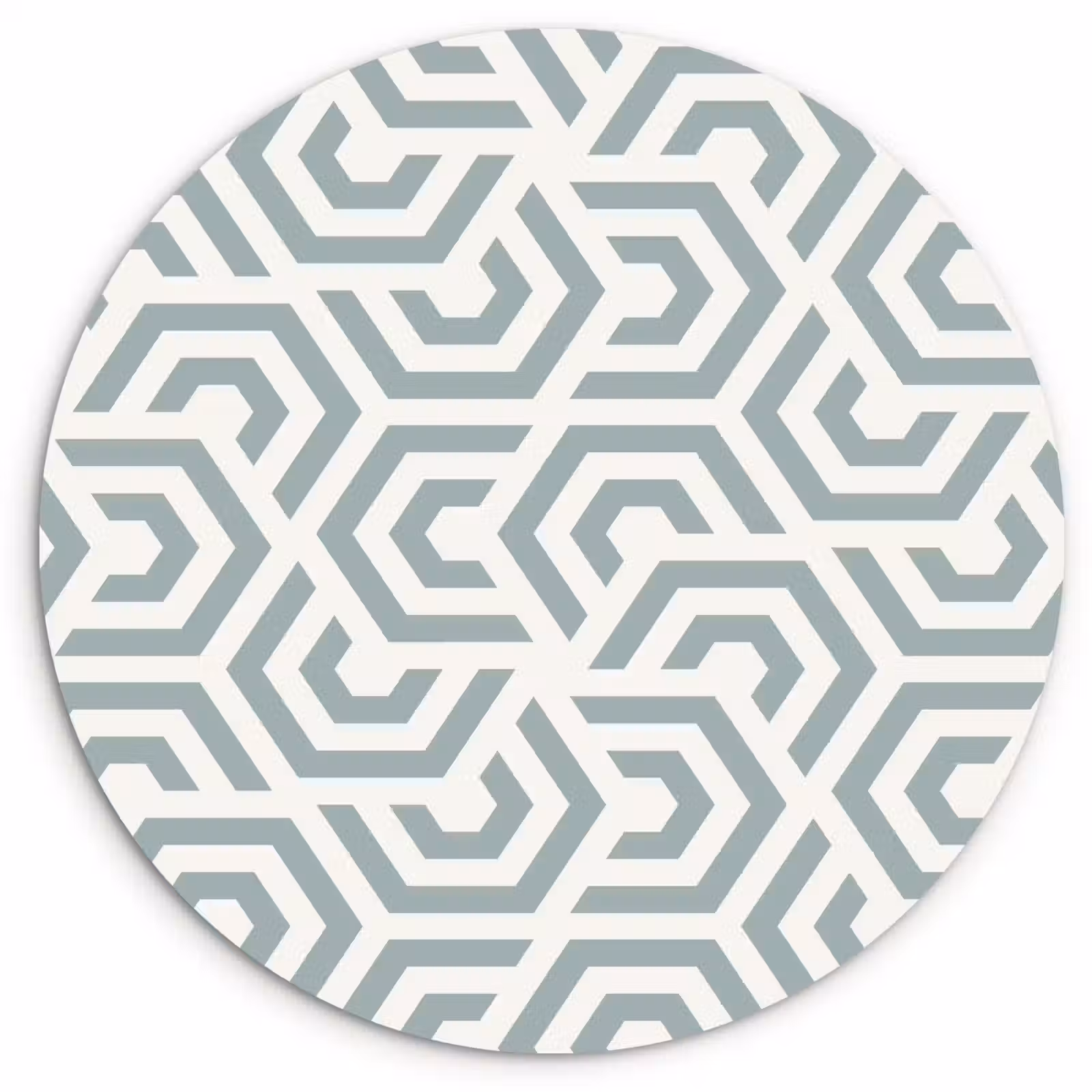 Wandcirkel - Glas - Design - Lijn - Patroon - Groen — 1