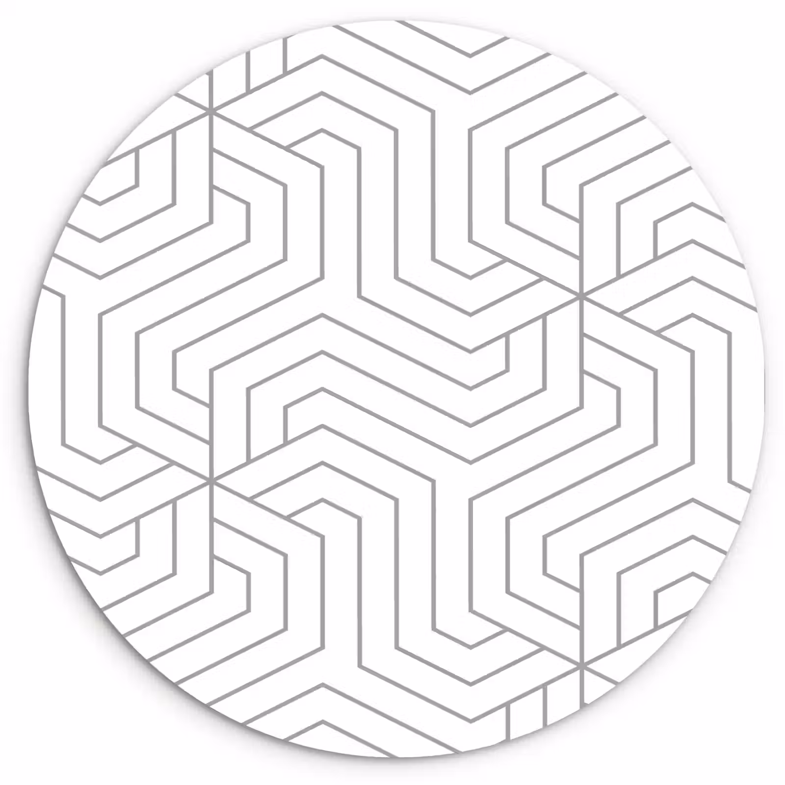 Wandcirkel - Glas - Geometrie - Lijn - Patroon — 1