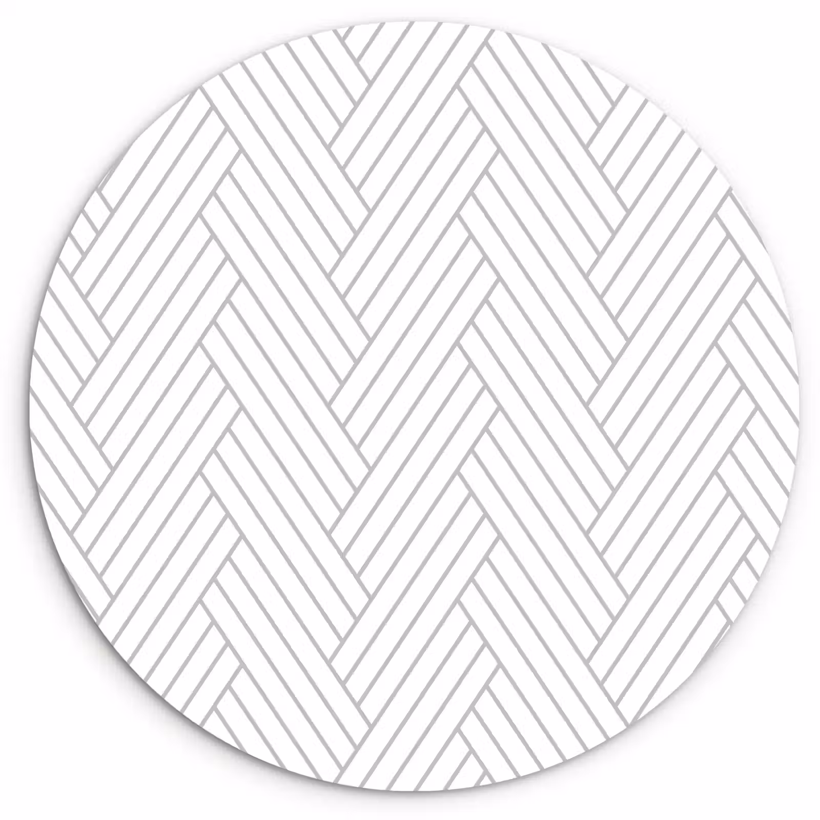 Wandcirkel - Glas - Grafisch - Patroon - Modern - Geweven — 1