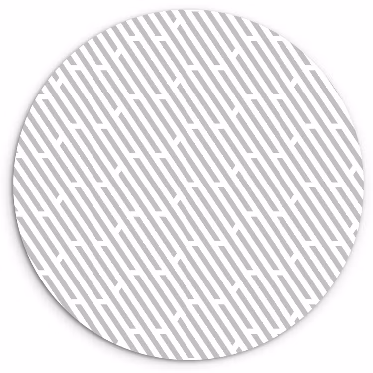 Wandcirkel - Glas - Grafisch - Patroon - Modern — 1