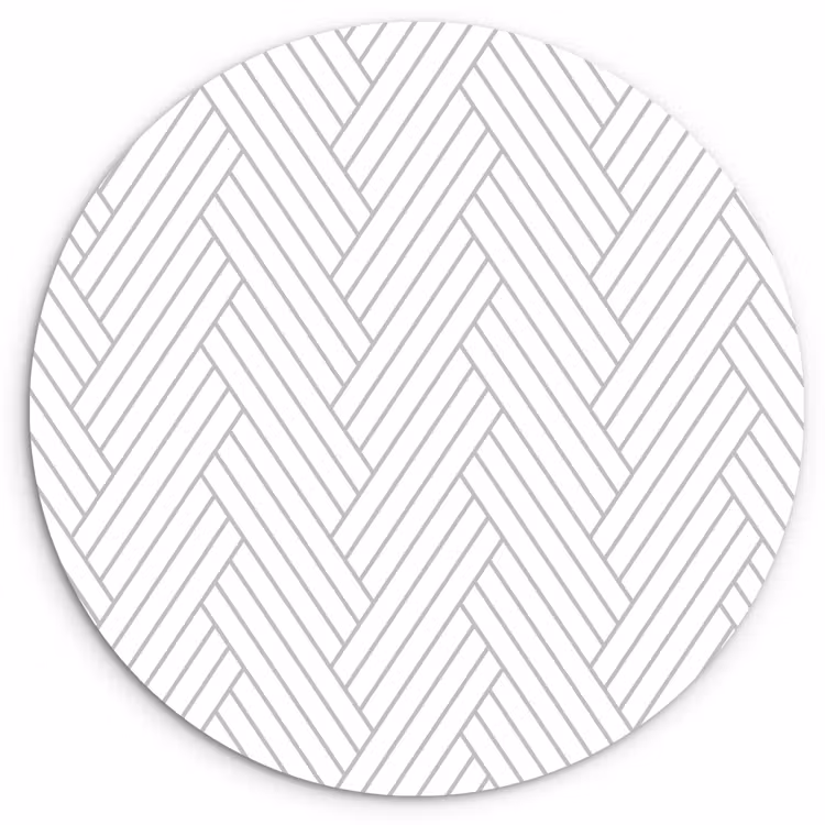 Wandcirkel - Glas - Grafisch - Patroon - Modern - Geweven — 1