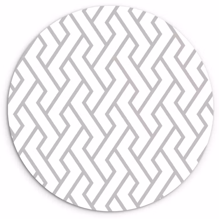 Wandcirkel - Glas - Grafisch - Patroon - Modern - Lijn — 1