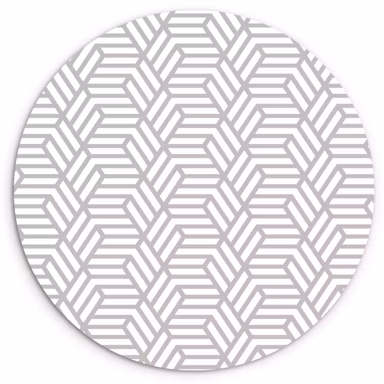 Wandcirkel - Glas - Grafisch - Patroon - Modern - Opvallend — 1