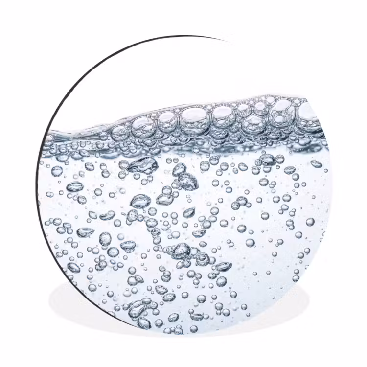 Wandcirkel - Aluminium - Luchtbellen - Water - Dynamisch — 1