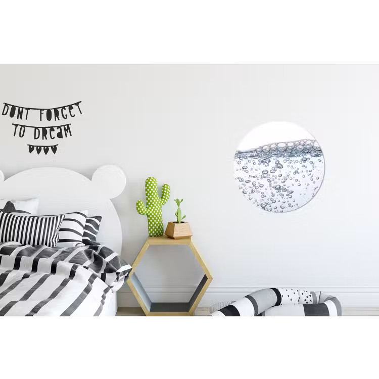 Wandcirkel - Aluminium - Luchtbellen - Water - Dynamisch — 5