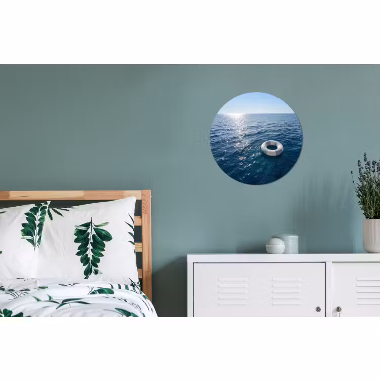 Wandcirkel - Aluminium - Oceaan - Zwemband - Horizon — 4