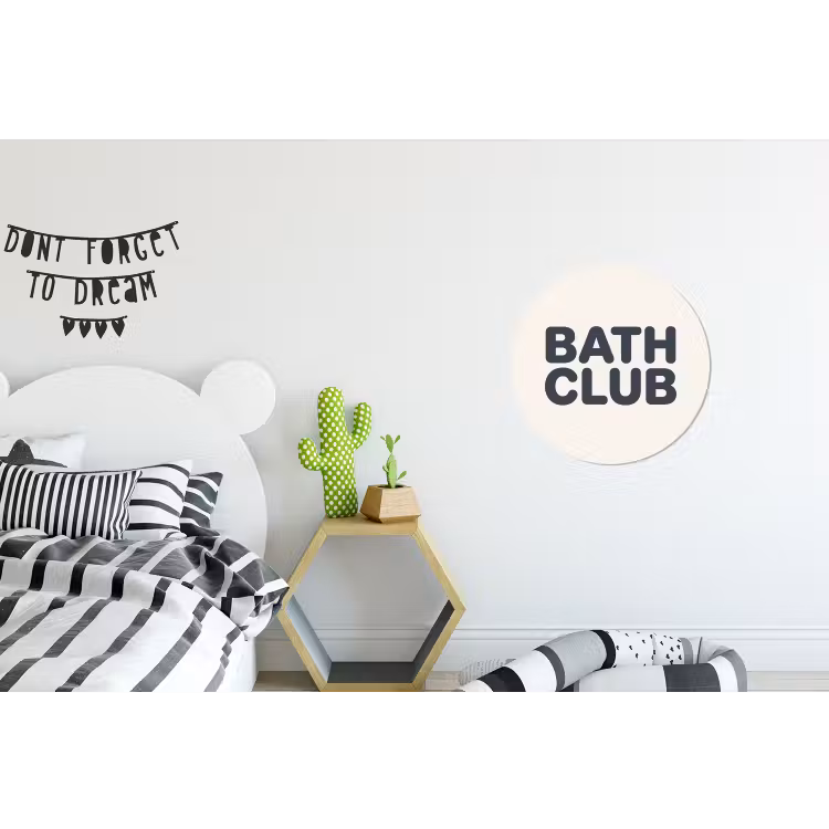 Wandcirkel - Aluminium - Quote - Grijs - Wit — 5