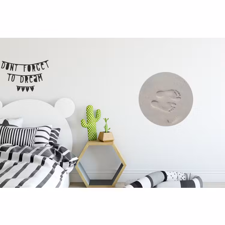 Wandcirkel - Aluminium - Voeten - Afdrukken - Zand — 5