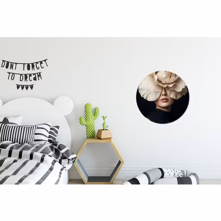 Wandcirkel - Aluminium - Roos - Tijdloos - Zwart — 5