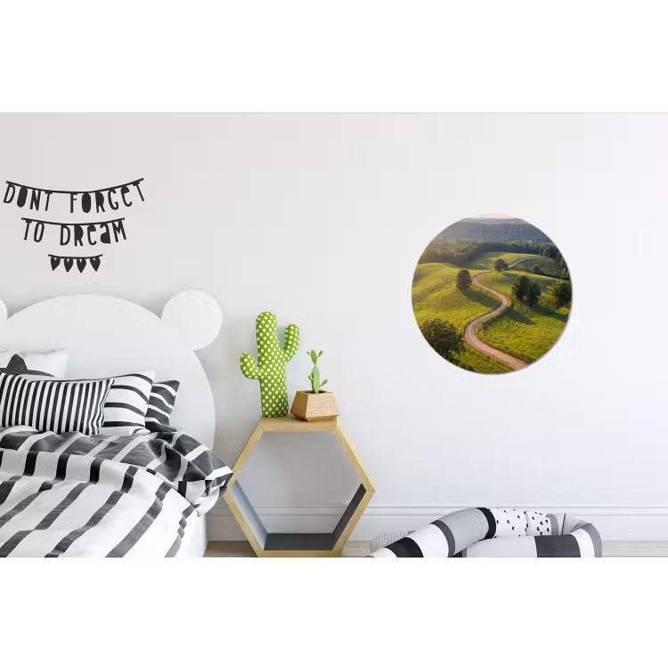 Wandcirkel - Aluminium - Weg - Weide - Natuur - Groen — 5