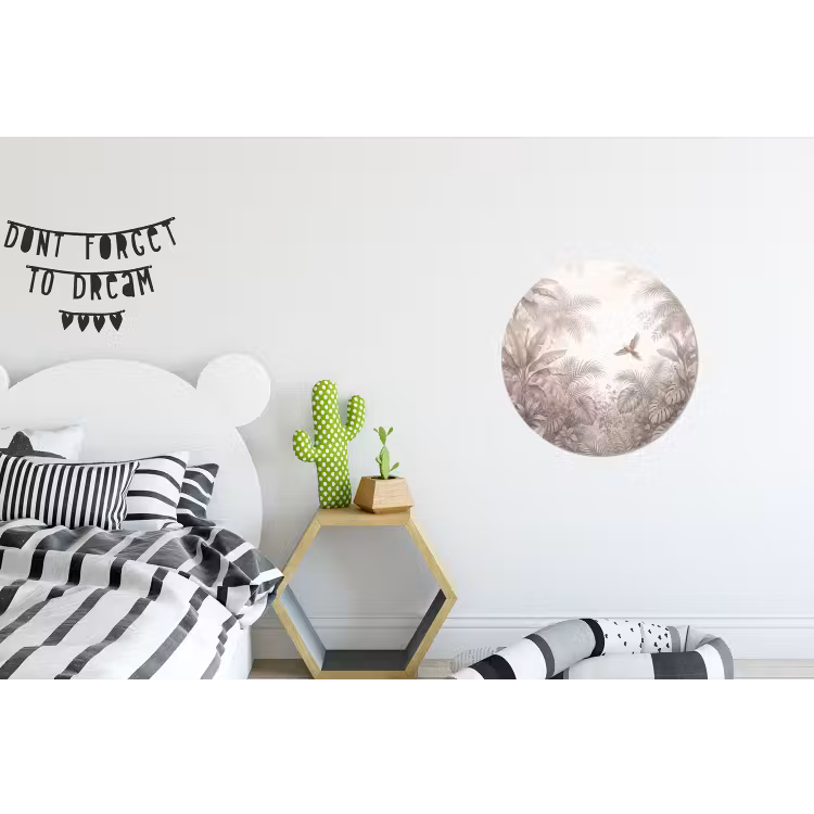 Wandcirkel - Aluminium - Papagaai - Jungle - Tropisch — 5