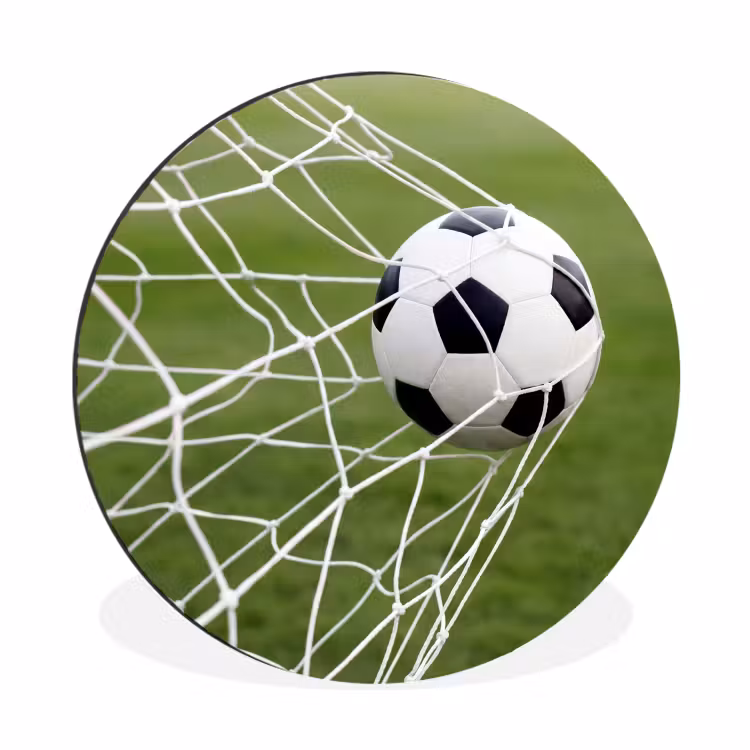 Wandcirkel - Aluminium - Voetbal - Goal - Net - Sport — 1
