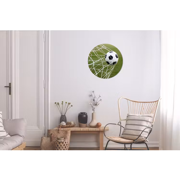 Wandcirkel - Aluminium - Voetbal - Goal - Net - Sport — 2