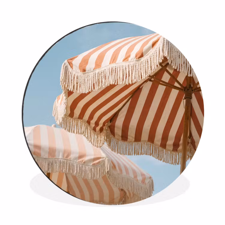 Wandcirkel - Aluminium - Parasol - Lucht - Rood — 1