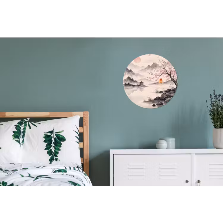 Wandcirkel - Aluminium - Zon - Japans - Traditioneel — 4