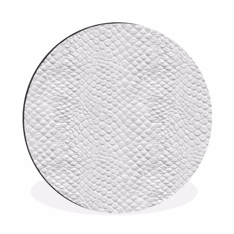 Wandcirkel - Aluminium - Slang - Patroon - Wit — 1