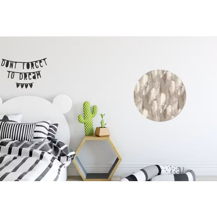 Wandcirkel - Aluminium - Slang - Textuur - Zand — 5