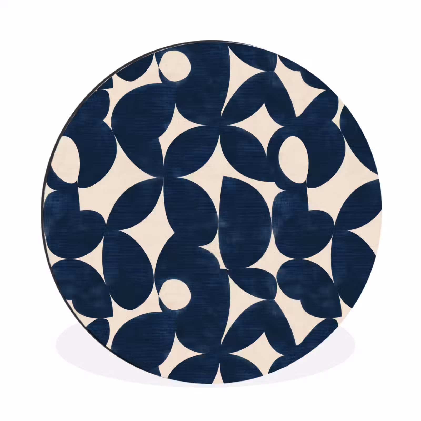 Wandcirkel - Aluminium - Modern - Geometrisch - Blauw — 1