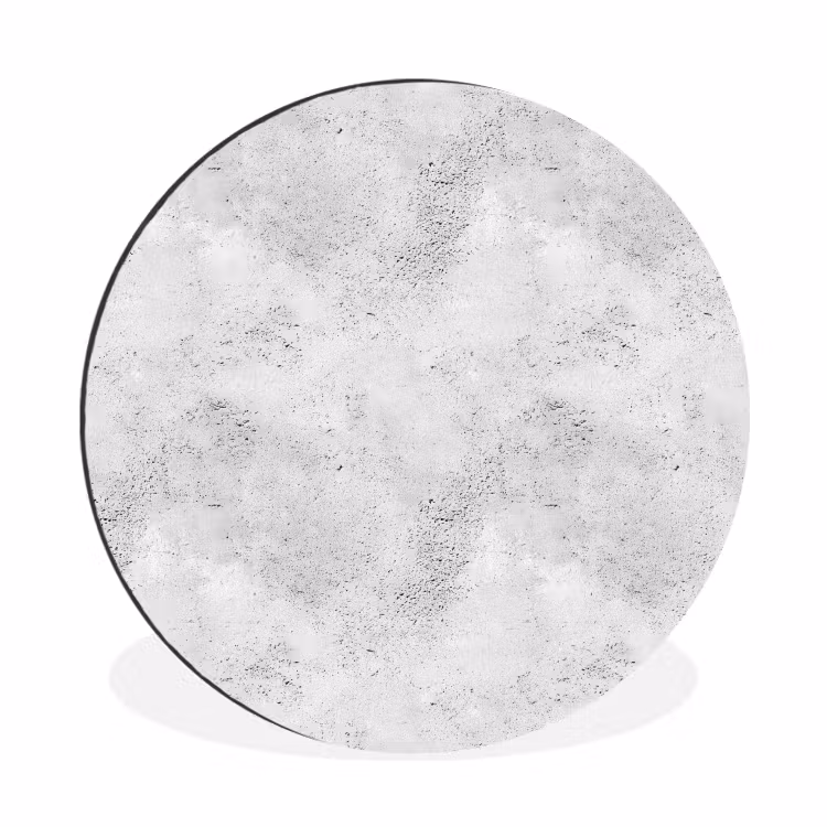 Wandcirkel - Aluminium - Lichtgrijs - Ruw - Subtiel — 1