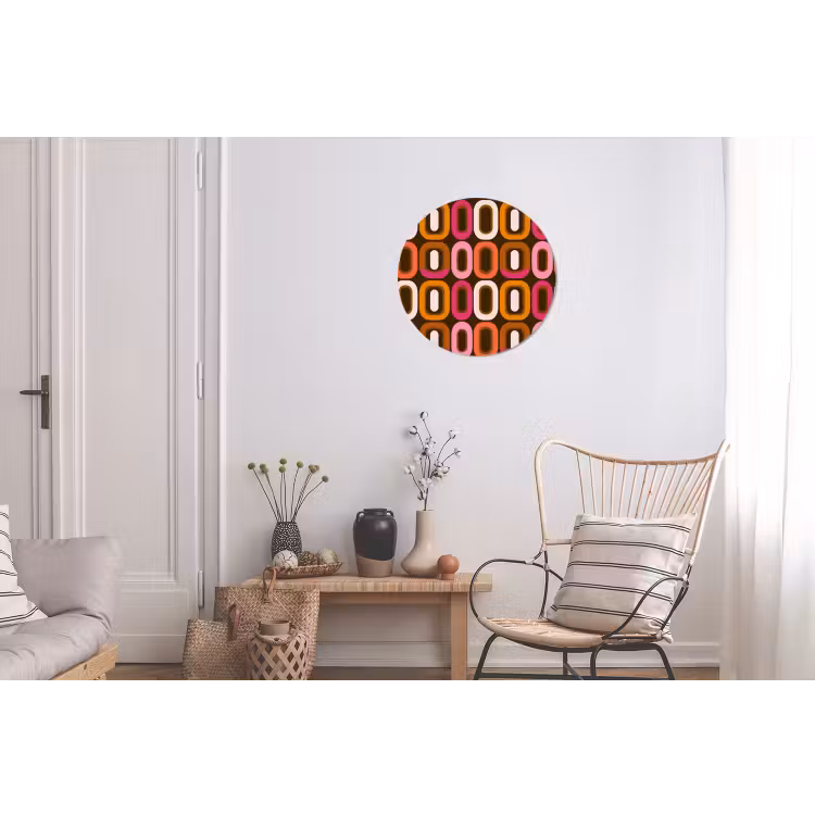 Wandcirkel - Aluminium - Modern - Retro - Kleurrijk — 2