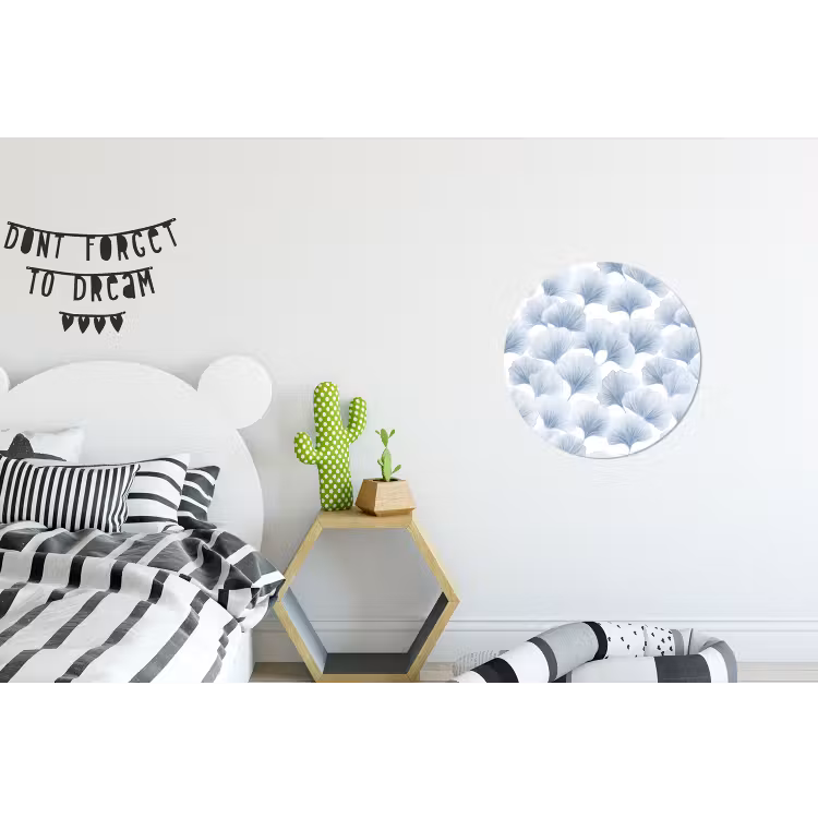 Wandcirkel - Aluminium - Waaier - Modern - Blauw — 5