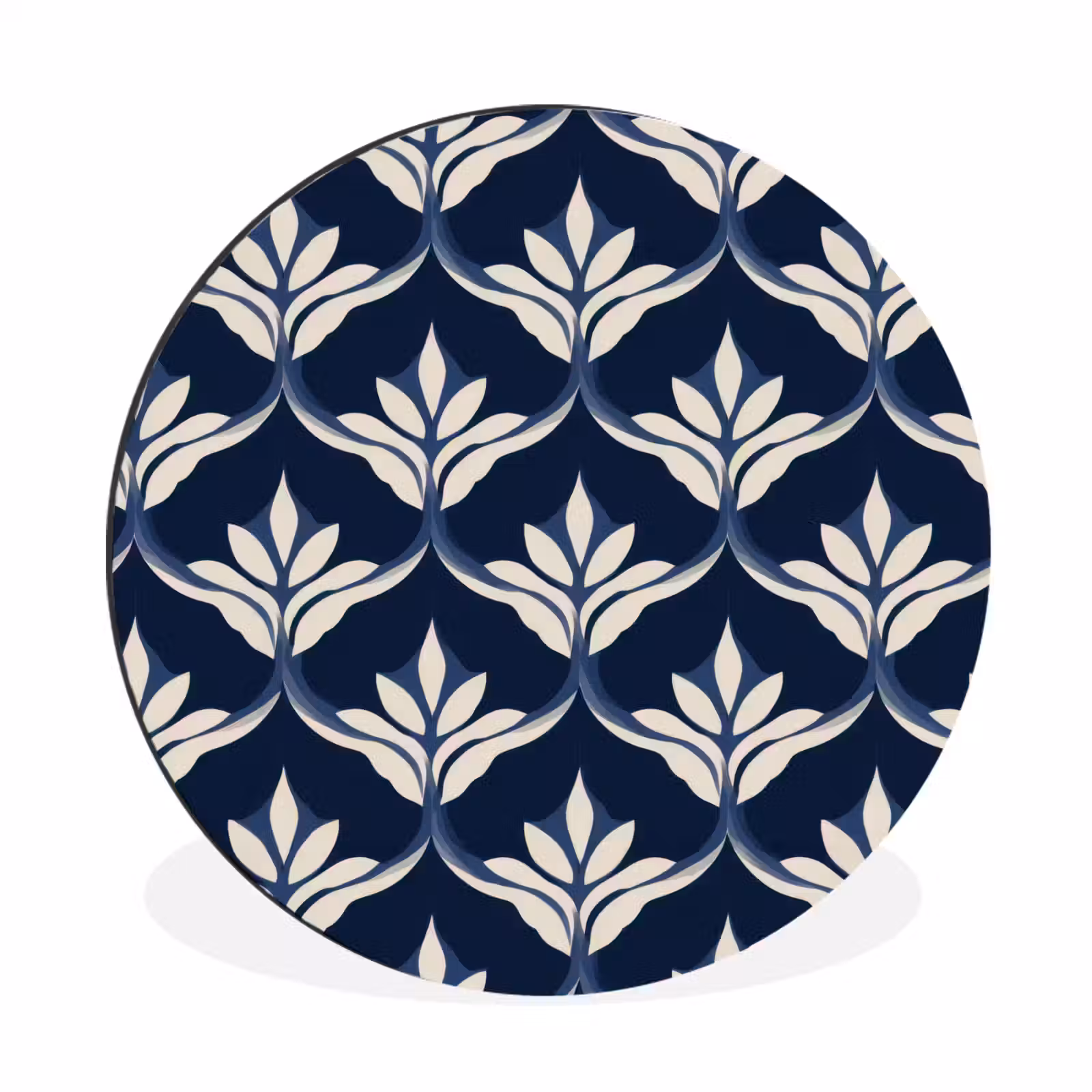 Wandcirkel - Aluminium - Modern - Ontwerp - Blauw — 1