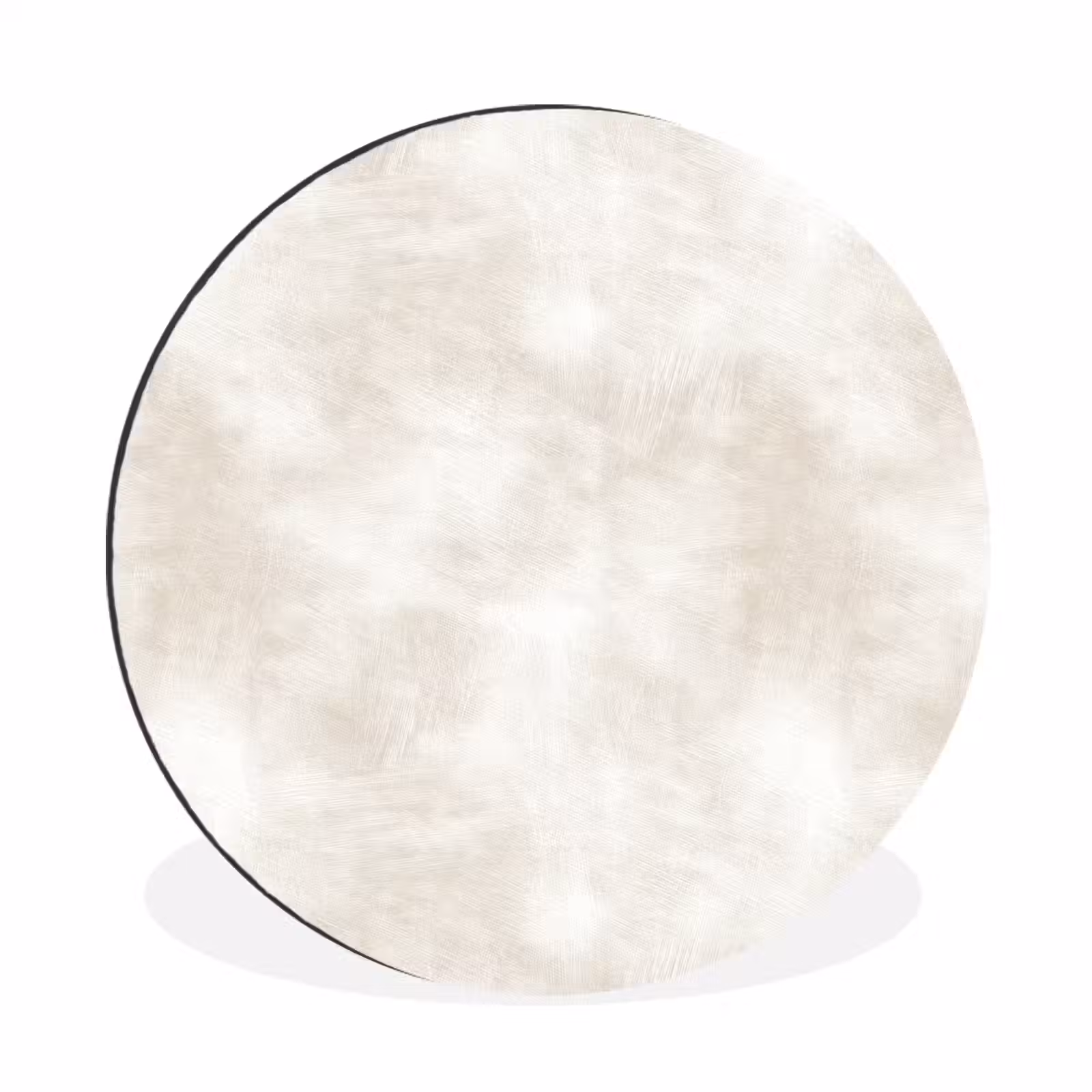 Wandcirkel - Aluminium - Subtiel - Structuur - Beige — 1