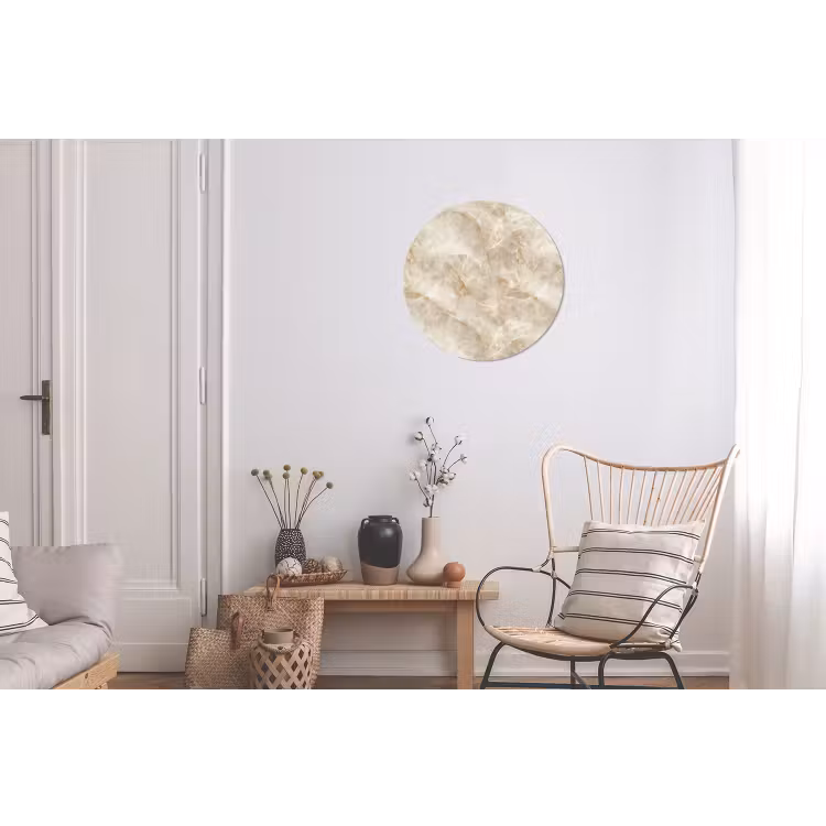 Wandcirkel - Aluminium - Lichtbeige - Onyx - Subtiel — 2