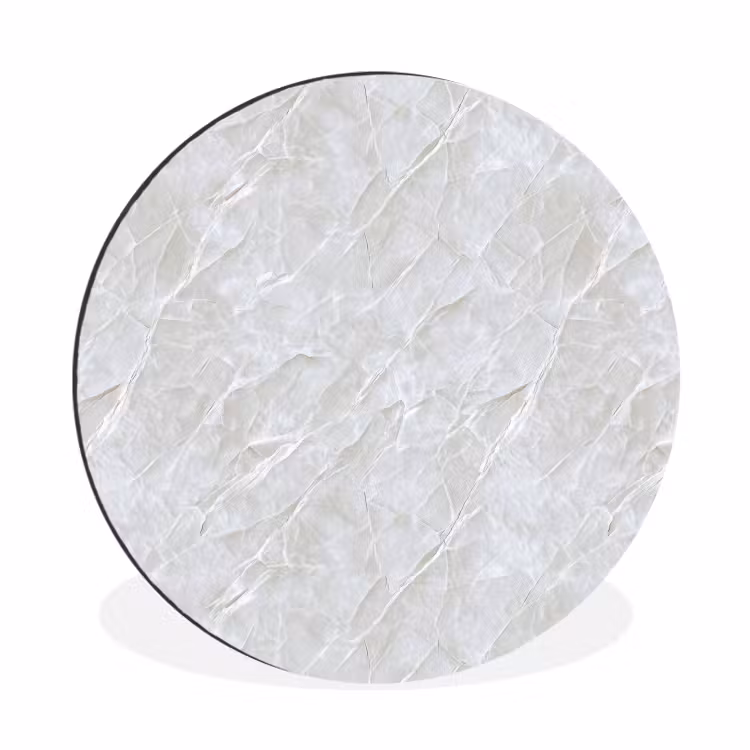 Wandcirkel - Aluminium - Oppervlakte - Textuur - Grijs — 1