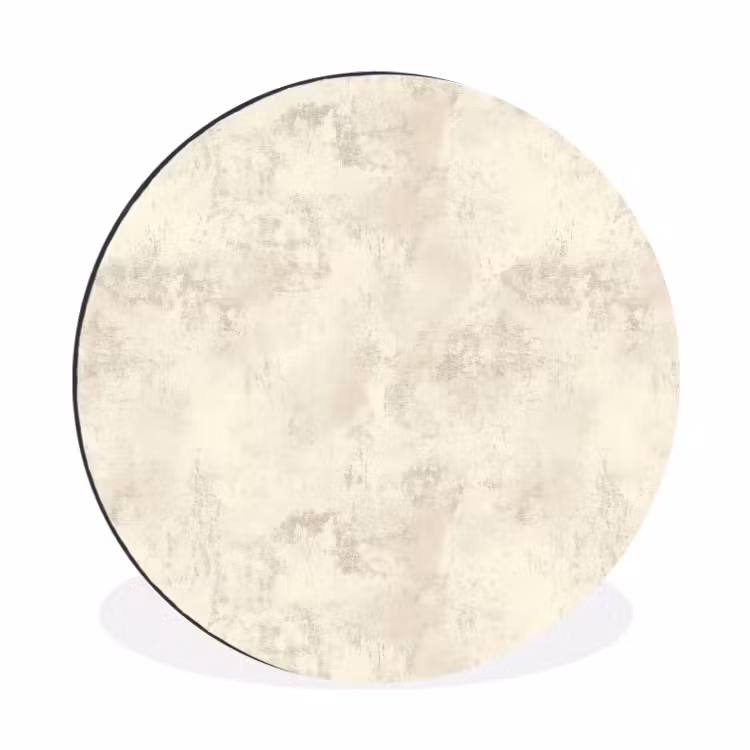 Wandcirkel - Aluminium - Patroon - Organisch - Beige — 1