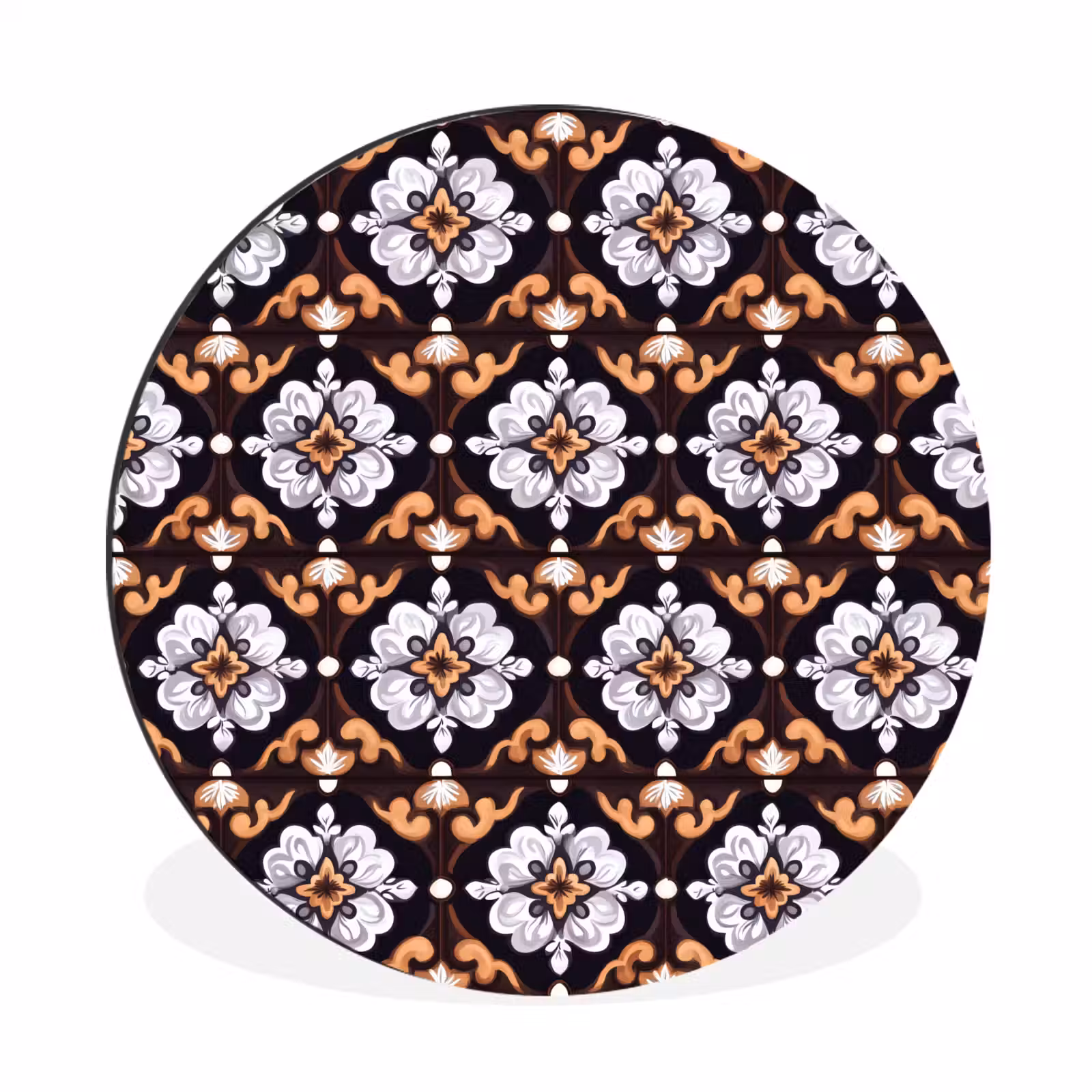 Wandcirkel - Aluminium - traditioneel - Element - Kleurrijk — 1