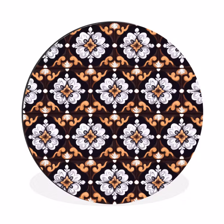 Wandcirkel - Aluminium - traditioneel - Element - Kleurrijk — 1