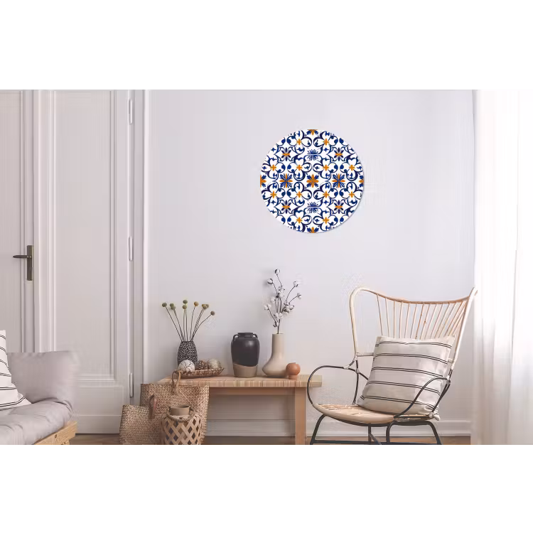 Wandcirkel - Aluminium - Patroon - Modern - Kleurrijk — 2
