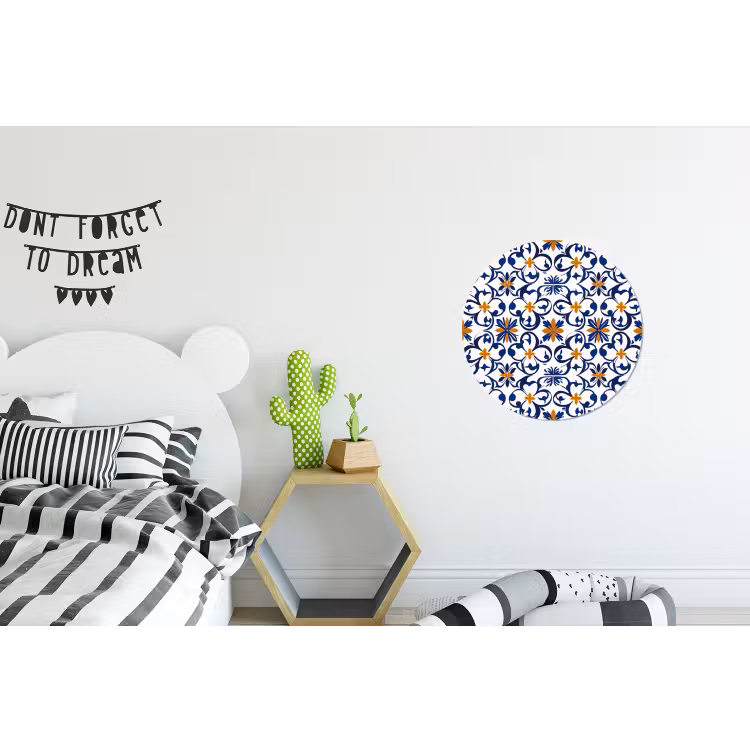 Wandcirkel - Aluminium - Patroon - Modern - Kleurrijk — 5
