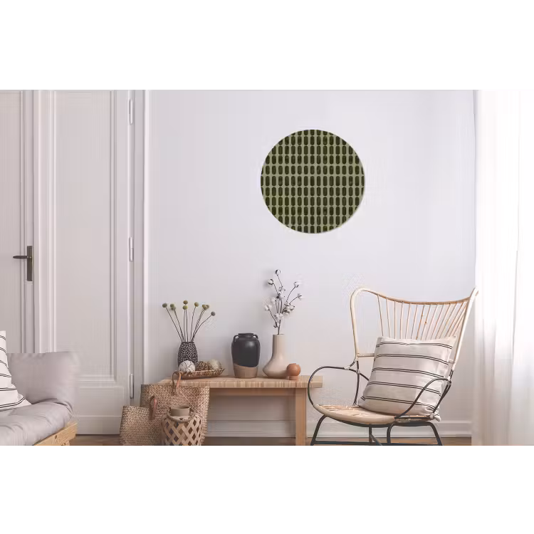 Wandcirkel - Aluminium - Ritmisch - Effect - Groen — 2