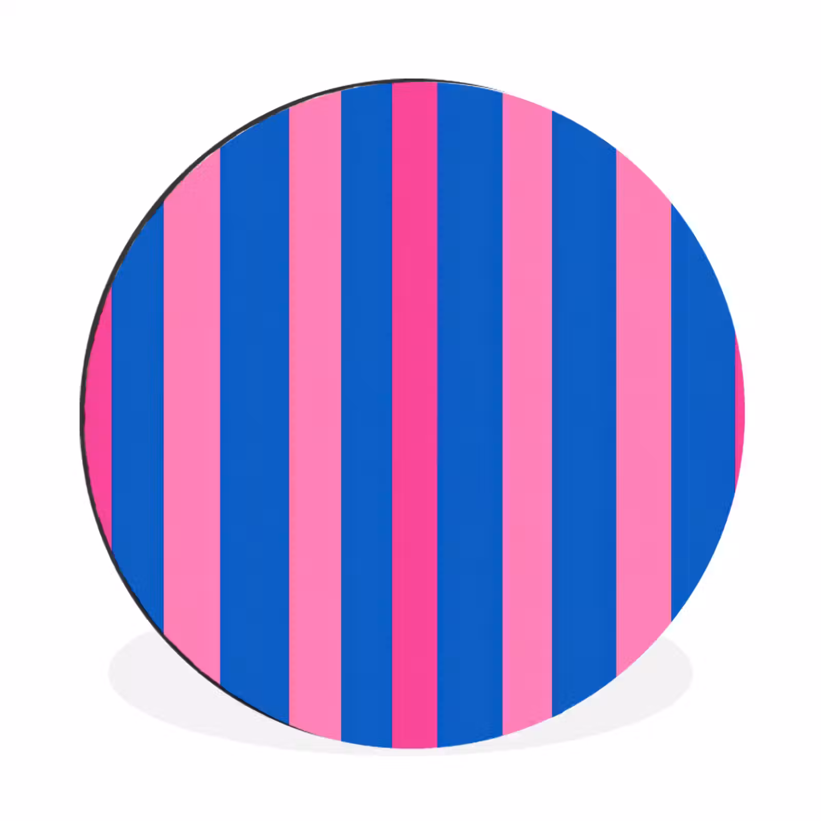Wandcirkel - Aluminium - Modern - Optisch - Roze — 1