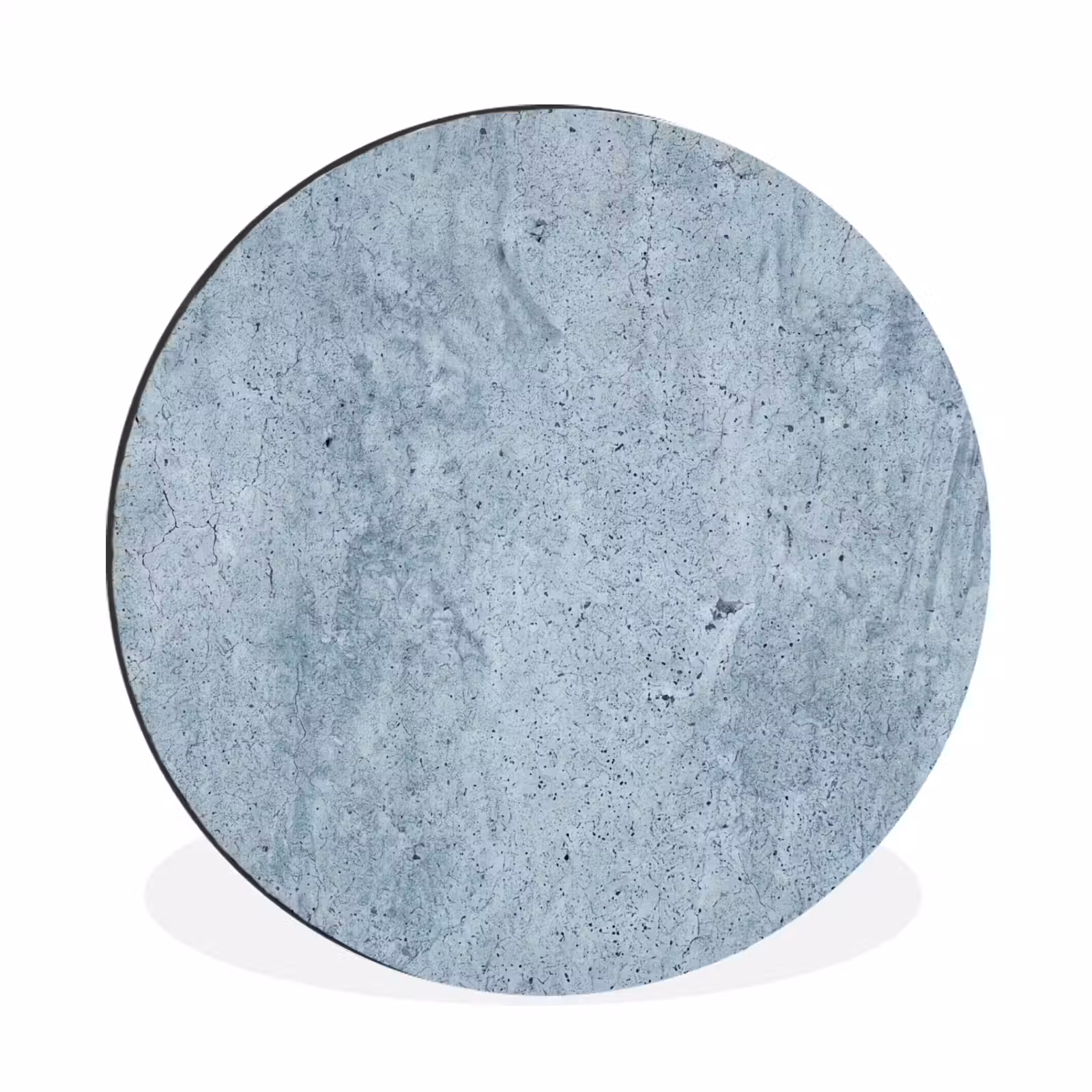 Wandcirkel - Aluminium - Oppervlak - Ruw - Abstract - Modern - Grijs — 1