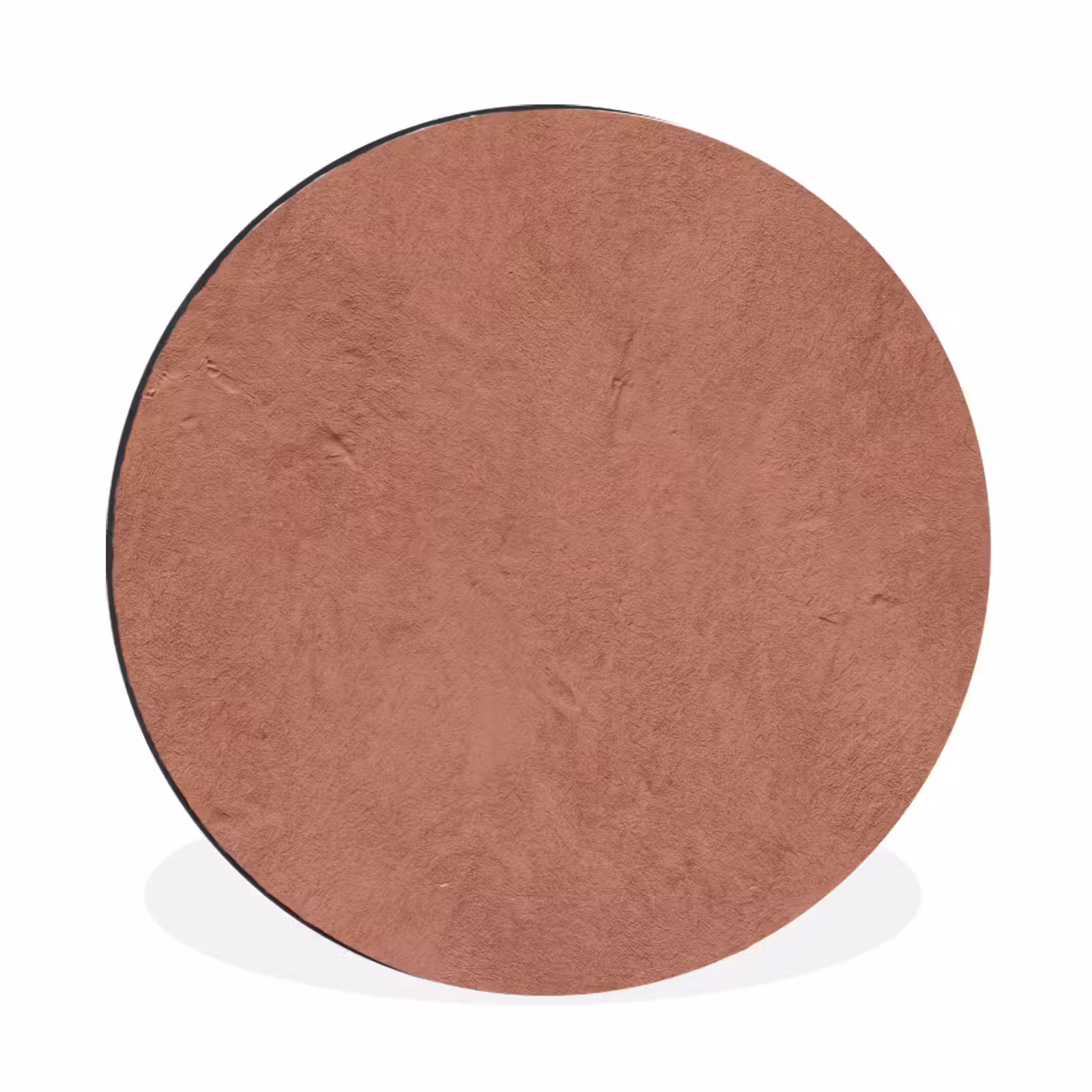 Wandcirkel - Aluminium - Textuur - Roodbruin - Grof - Modern — 1
