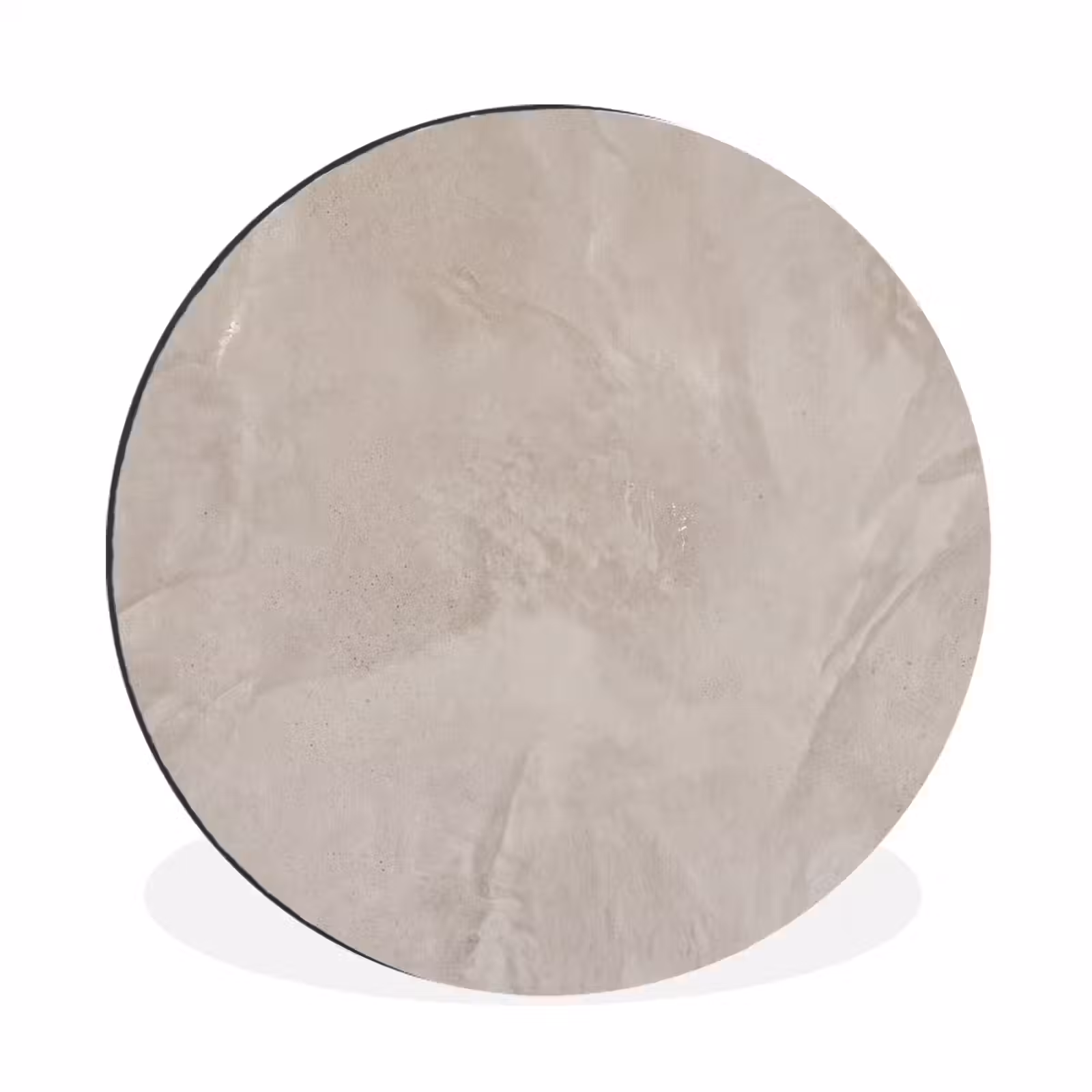 Wandcirkel - Aluminium - Textuur - Wand - Modern - Beige - Abstract — 1