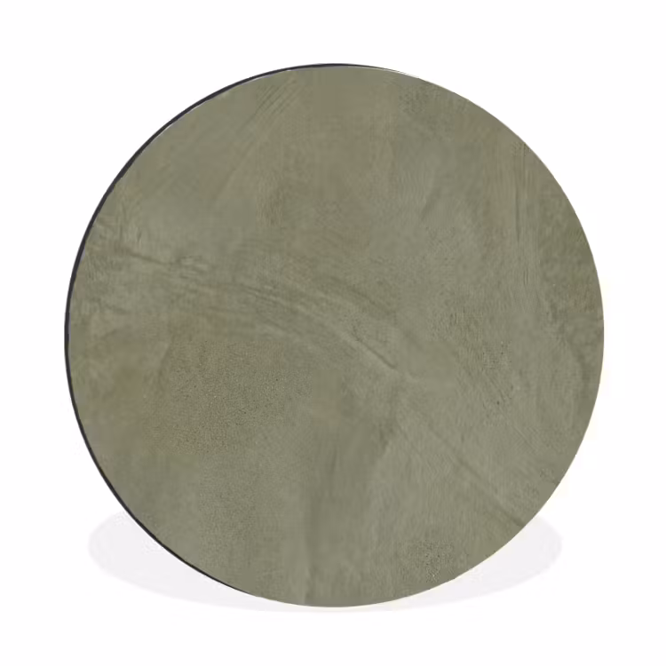 Wandcirkel - Aluminium - Textuur - Betonlook - Achtergrond - Modern - Groen — 1