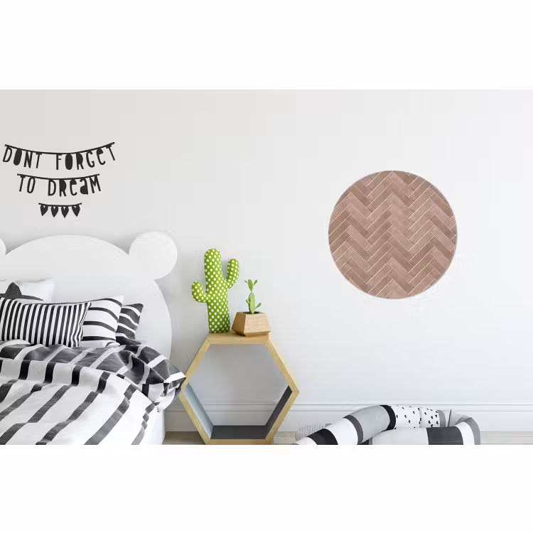 Wandcirkel - Aluminium - Visgraat - Wandtegel - Oudroze - Terracotta — 5