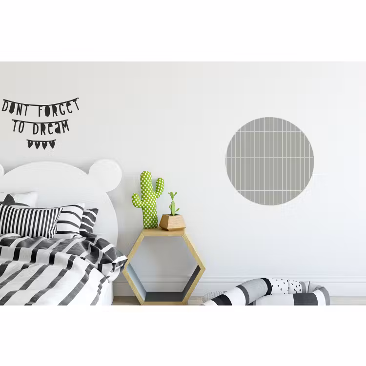 Wandcirkel - Aluminium - Wandtegel - Verticaal - Lichtgrijs — 5