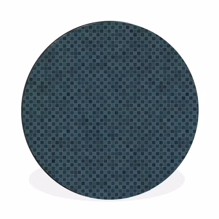Wandcirkel - Aluminium - Patroon - Mozaïek - Groen — 1