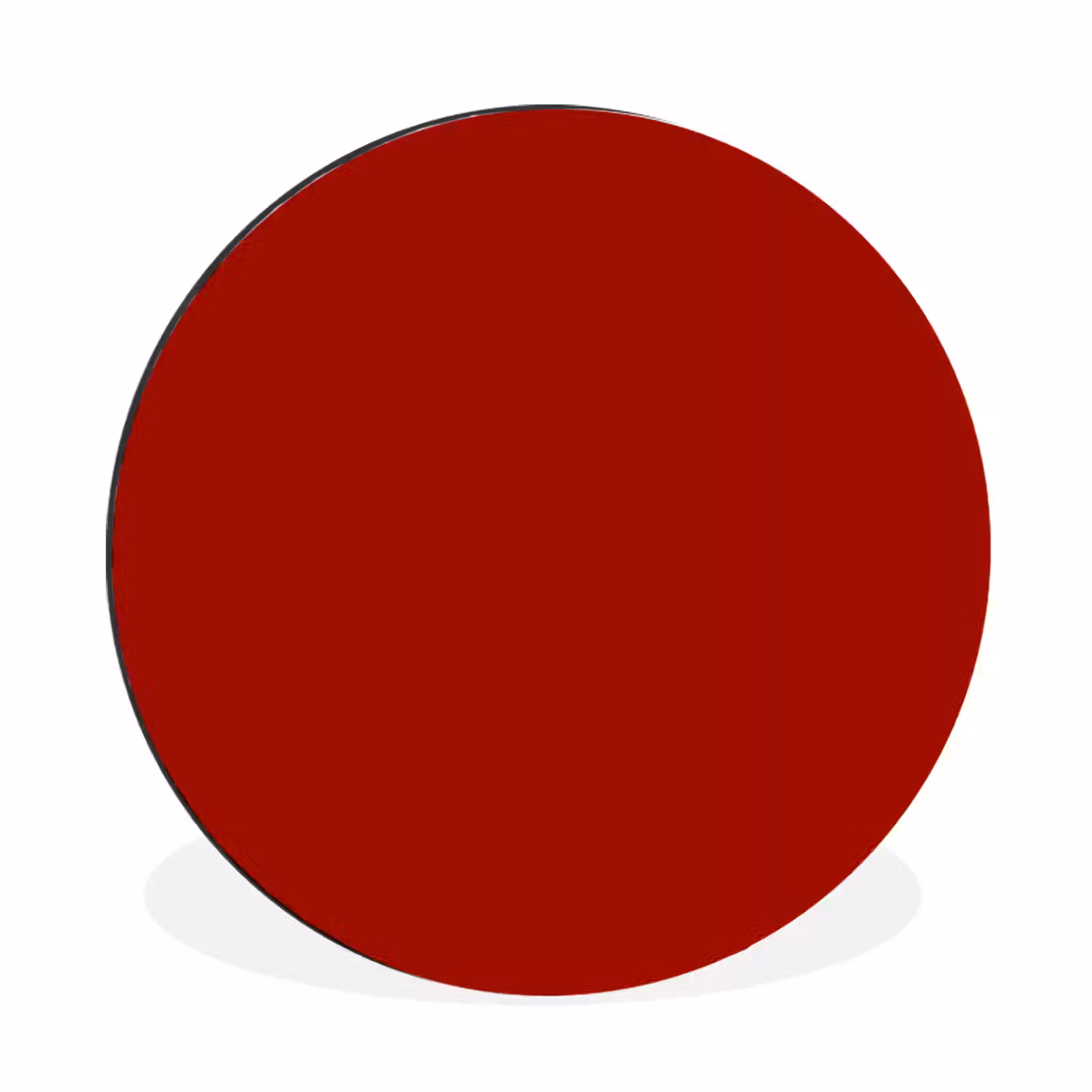 Wandcirkel - Aluminium - Oxblood - Maroon - Rood — 1