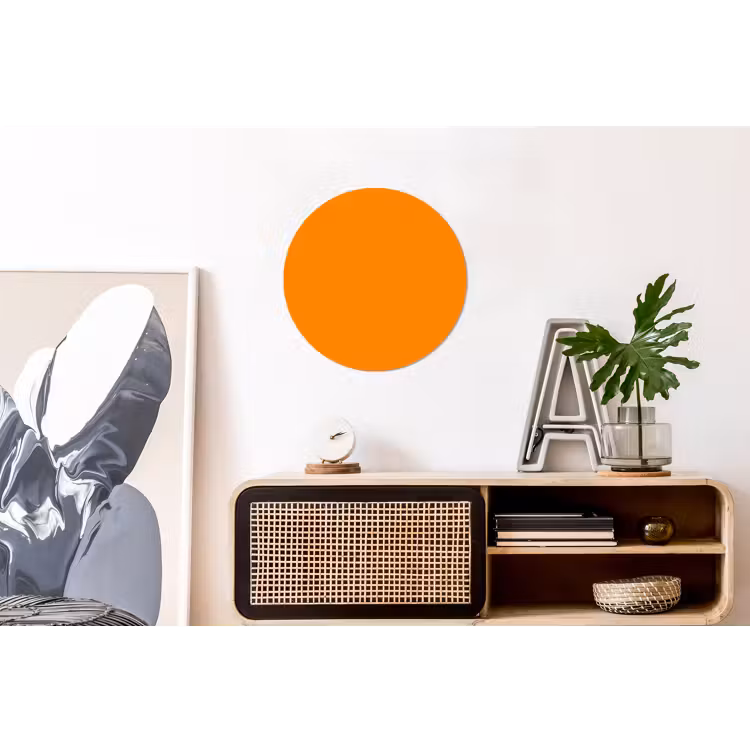 Wandcirkel - Aluminium - Marigold - Glow - Oranje — 3