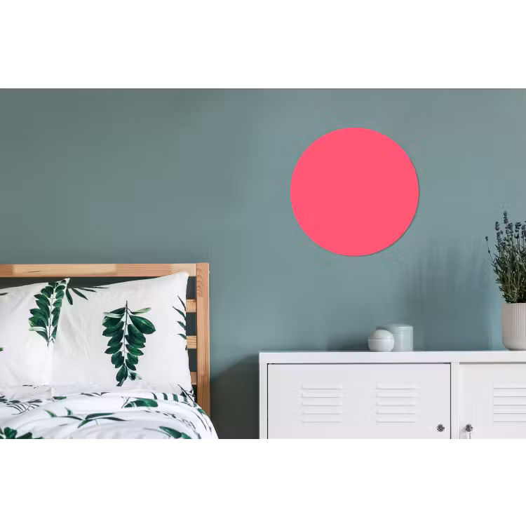 Wandcirkel - Aluminium - Neon - Flamingo - Roze — 4